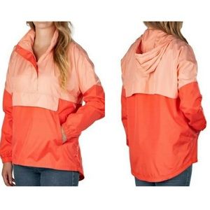 2/$12 Lauren James two tone windbreaker, water resistant